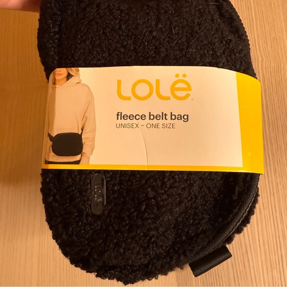 NWT Lole Fleece Belt Bag